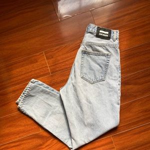 Dr Denim Mom Jeans Light Blue